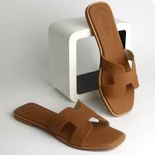 Hermes Brown Flats women’s