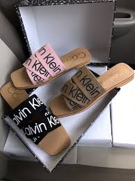 Calvin flat denium flats women’s