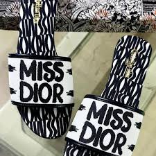 FASHION STEP Miss Dior Heels (Black And White)