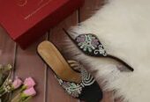 FASHION STEP Fashion embroidery heel