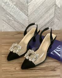 FASHION STEP Arc Heels (Black)