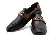 Mens loafer shoes genuine cow leather