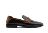 Mens loafer shoes genuine cow leather