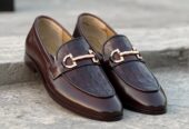 Men loafer shoes cow leather