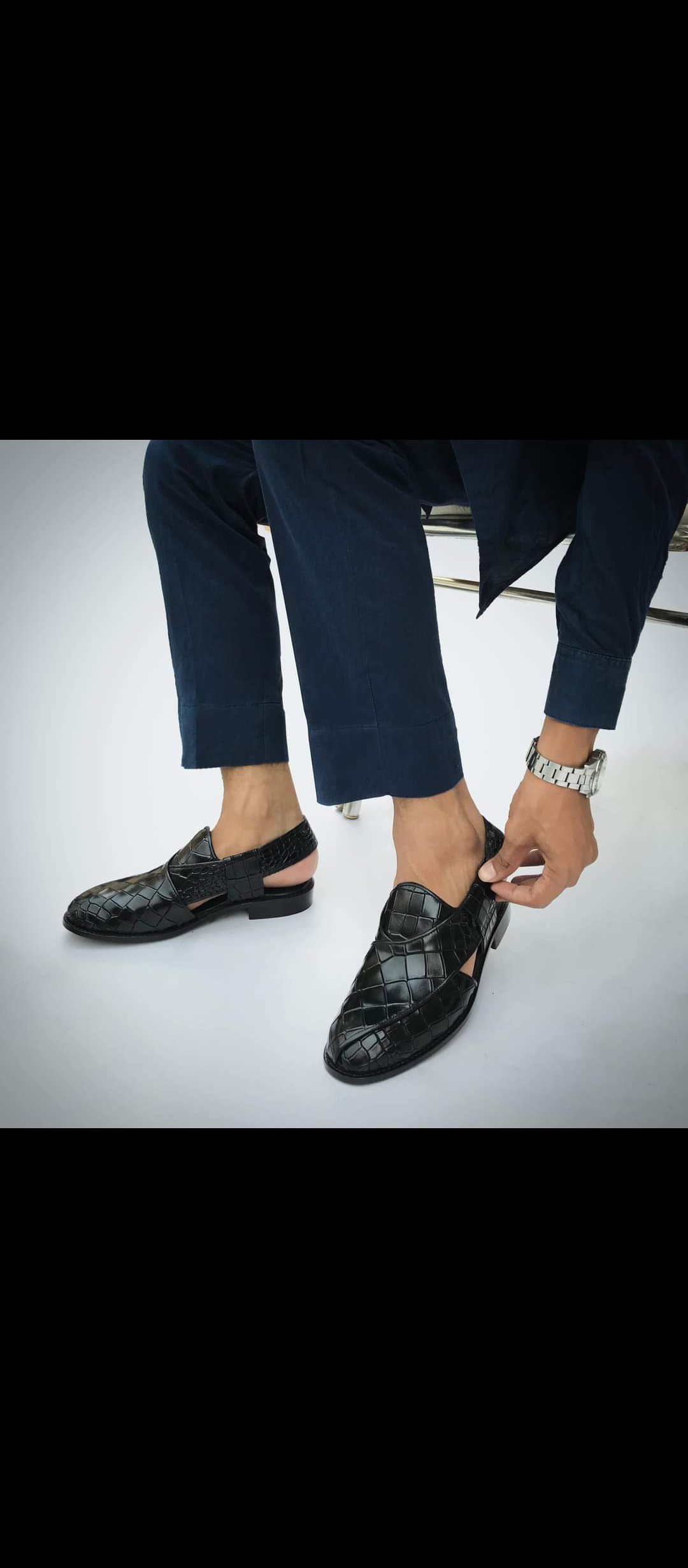 Men’s Leather Handmade Peshawari chappal