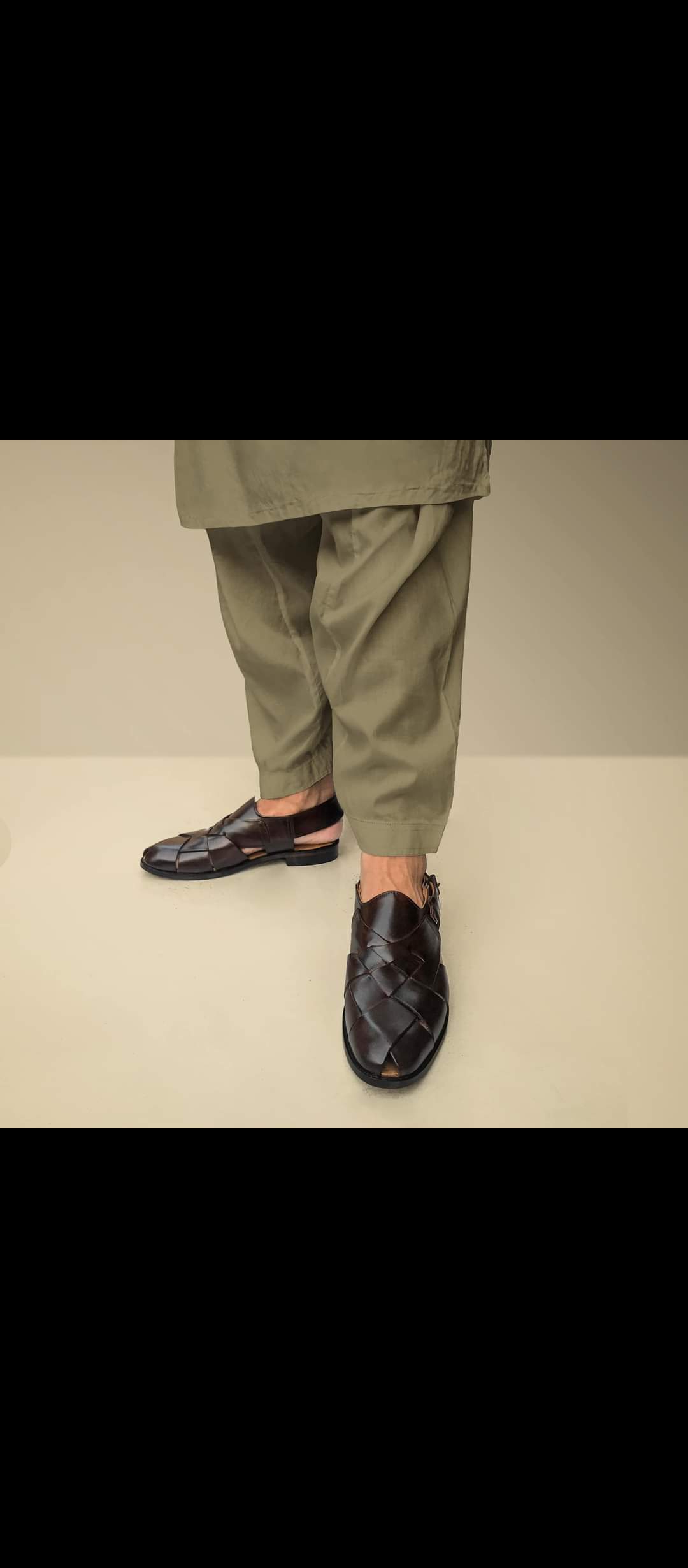 Men’s Leather Handmade Peshawari chappal