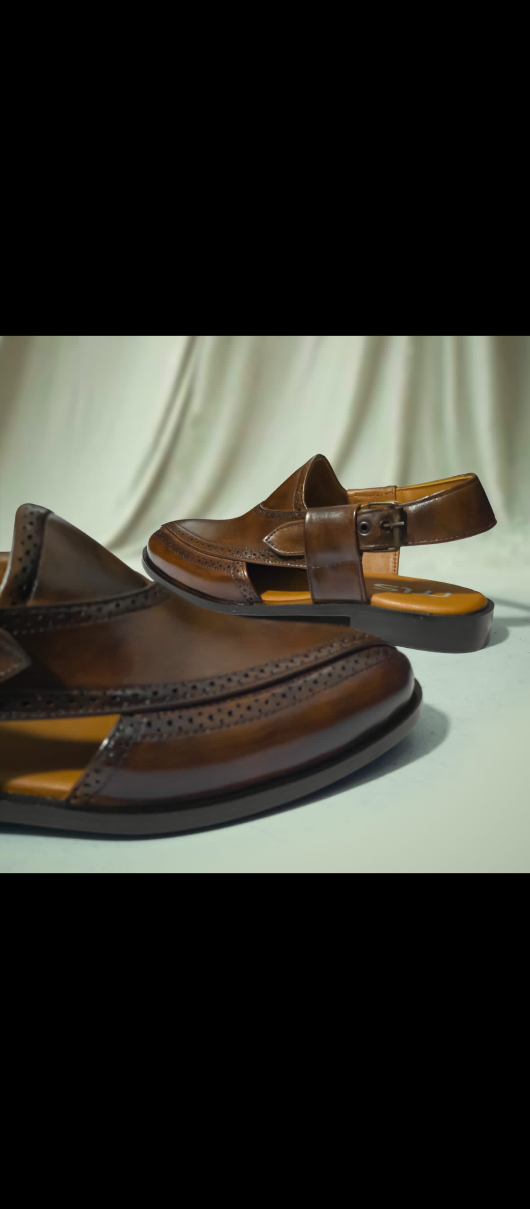 Men’s Leather Handmade Peshawari chappal