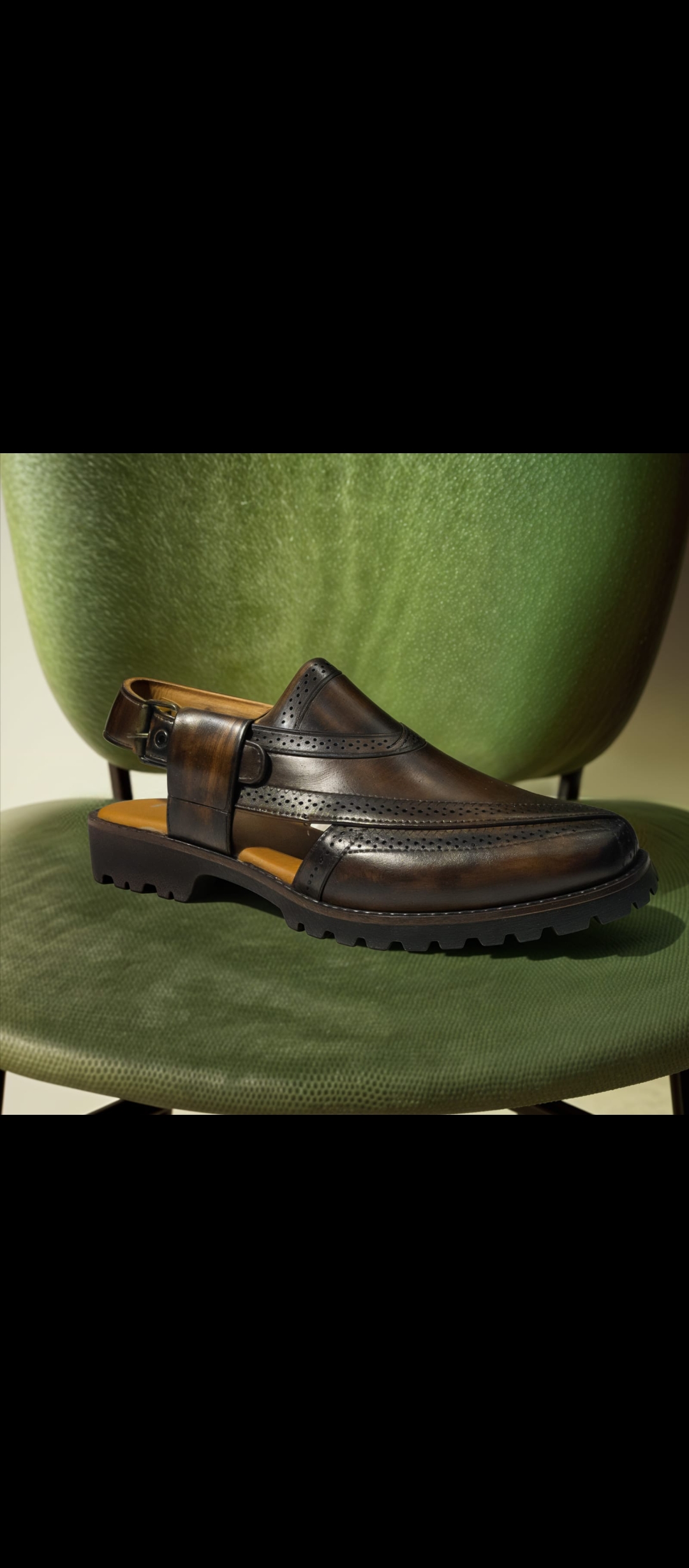 Men’s Leather Handmade Peshawari chappal