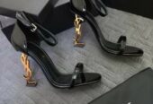 Lv+ysl long heel sandals