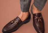 Loafers shoes for men’s pur hand made