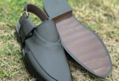 Men’s sandal leather sole