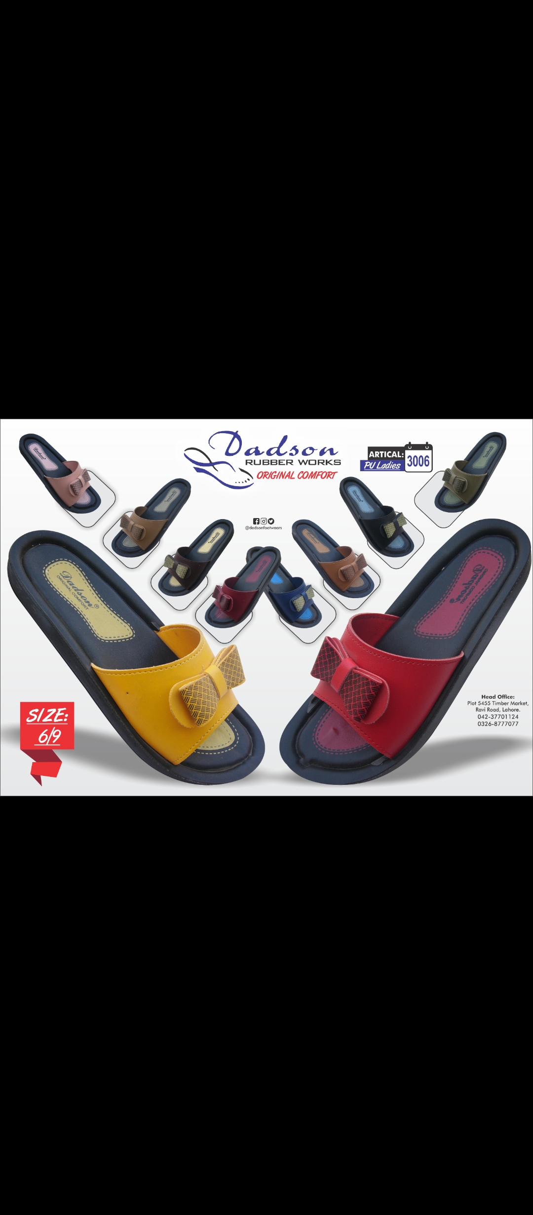 Pu sole ladies slippers