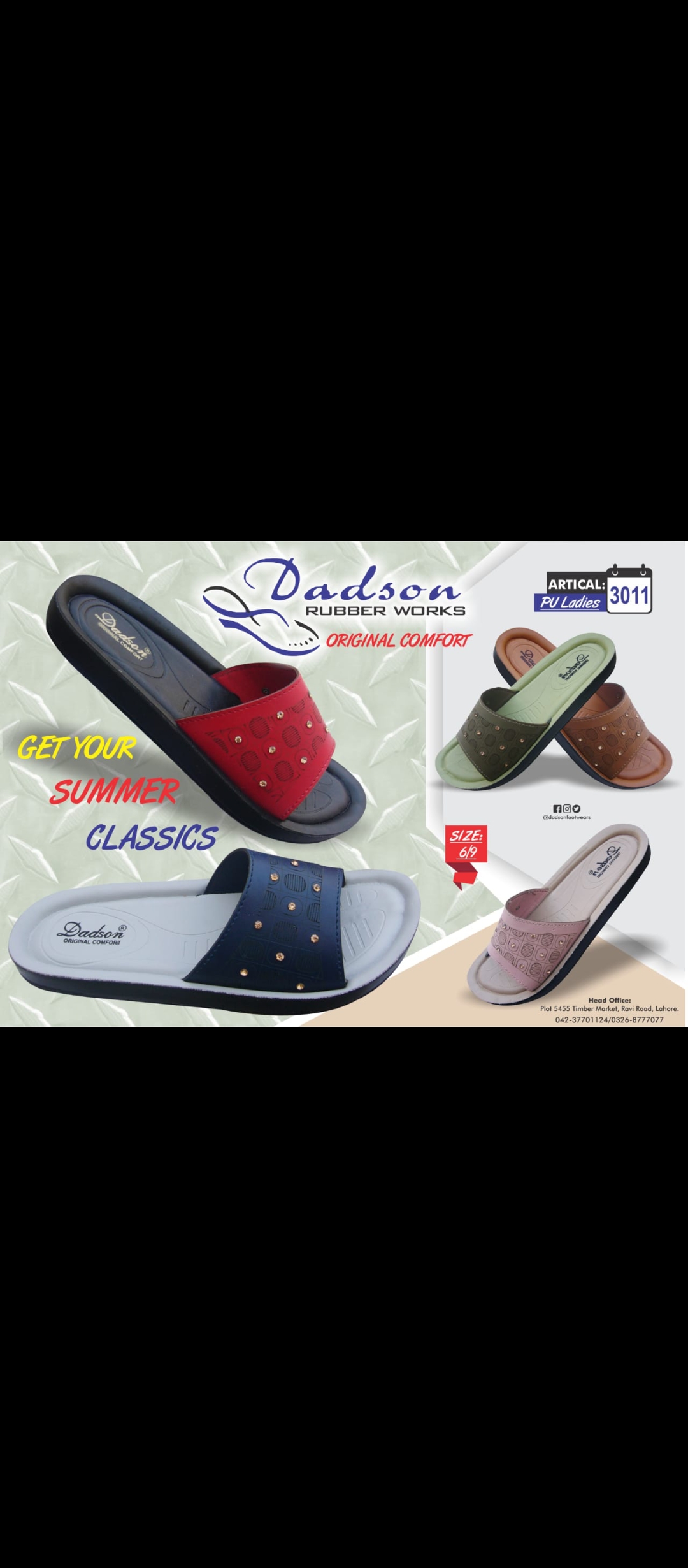 Pu sole ladies slippers