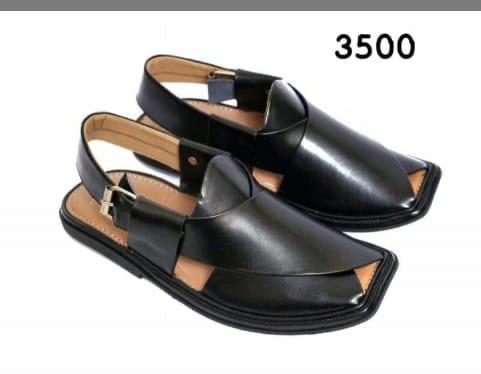 Pure Leather Handmade mens Peshawari Chappal