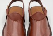 Pure Leather Handmade mens Peshawari Chappal