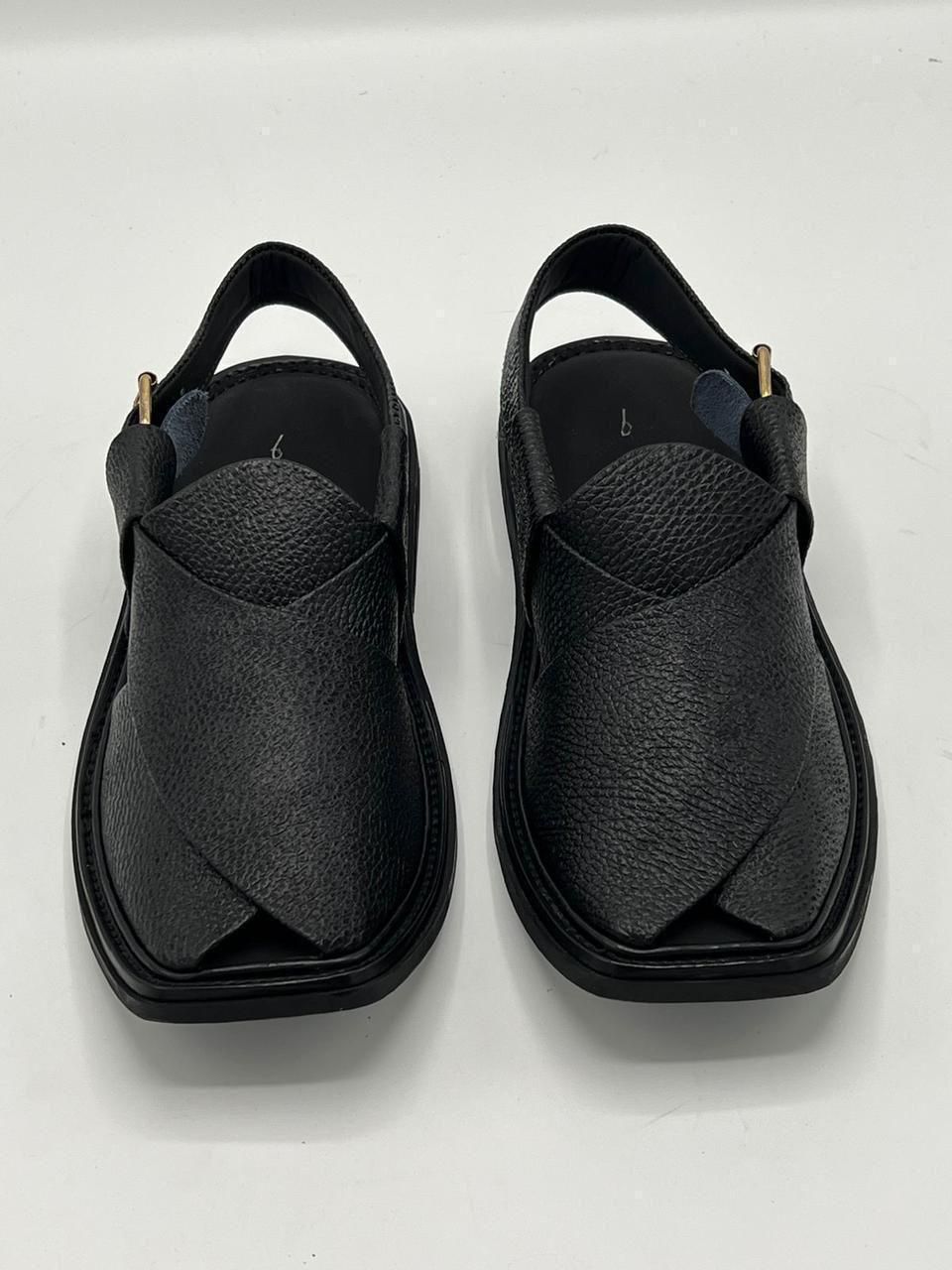 Pure Leather Handmade mens Peshawari Chappal