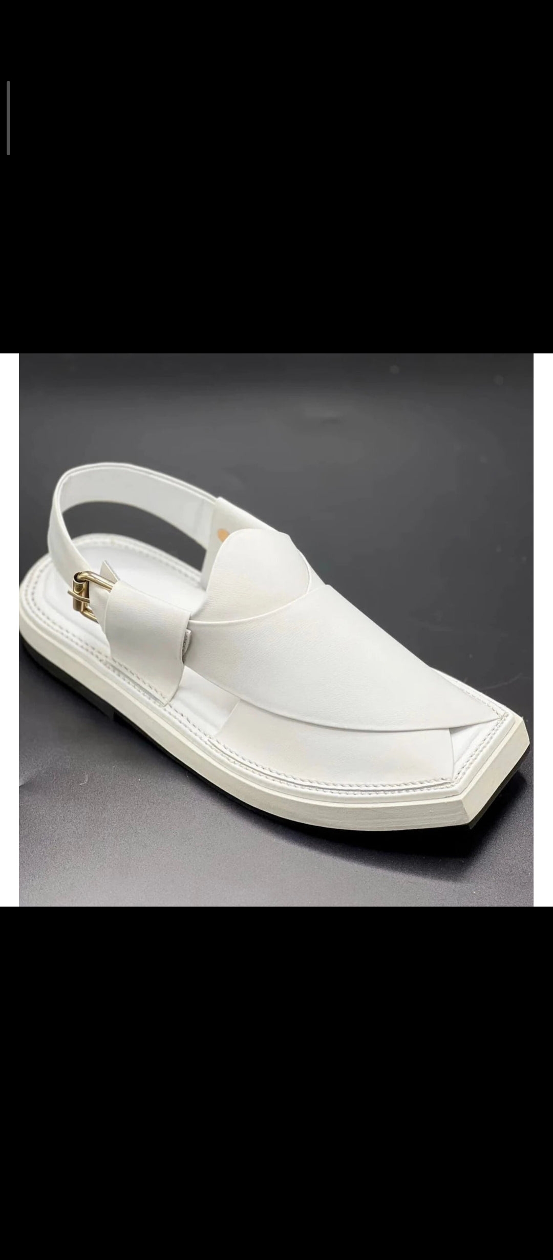 Men’s peshawari chappal kaptaan sole