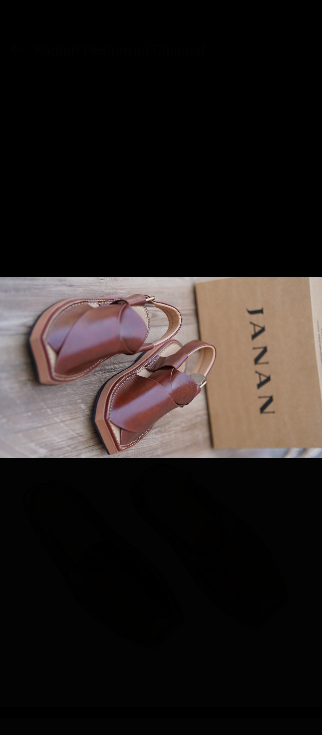 Men’s peshawari chappal kaptaan sole