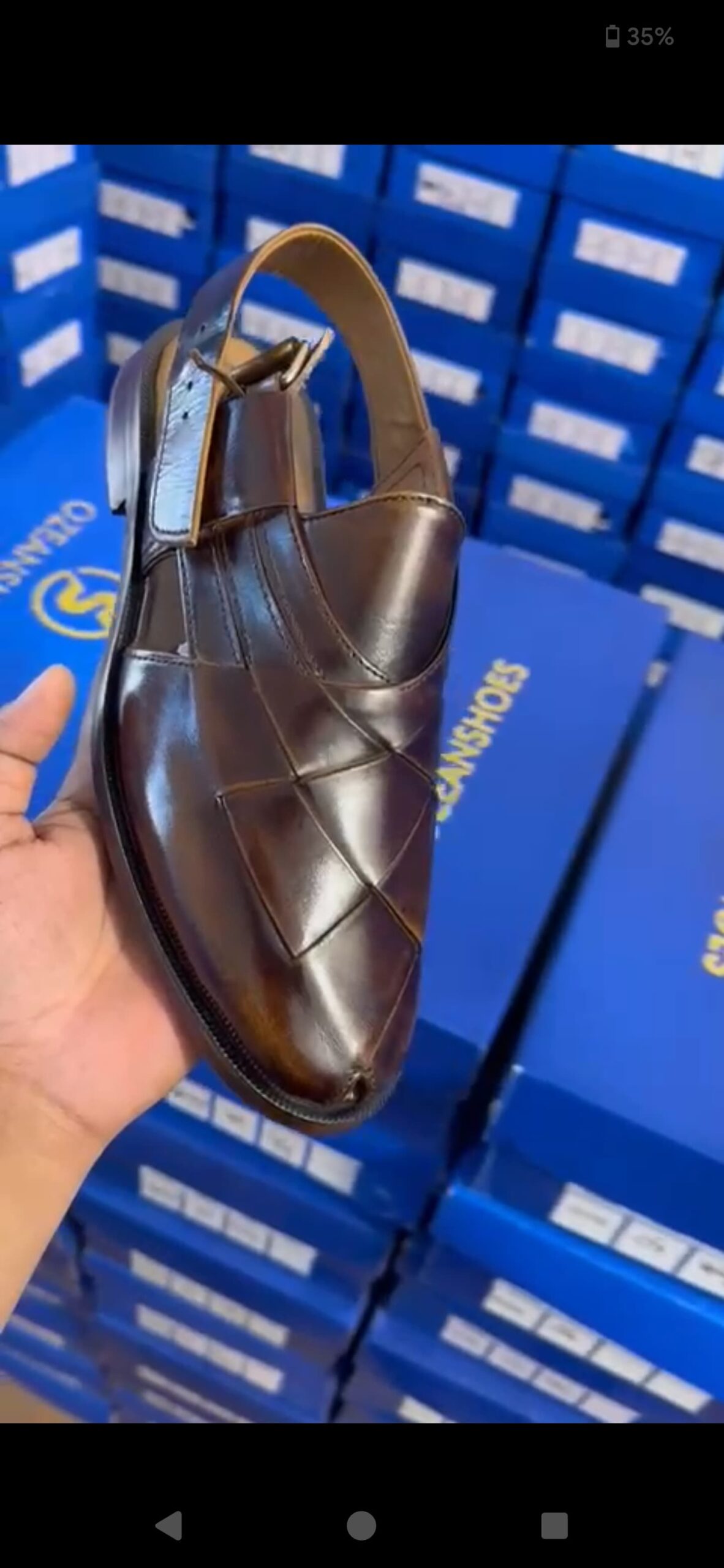 Men’s Sandals peshawari chappal upper aur SOL leather mein hai