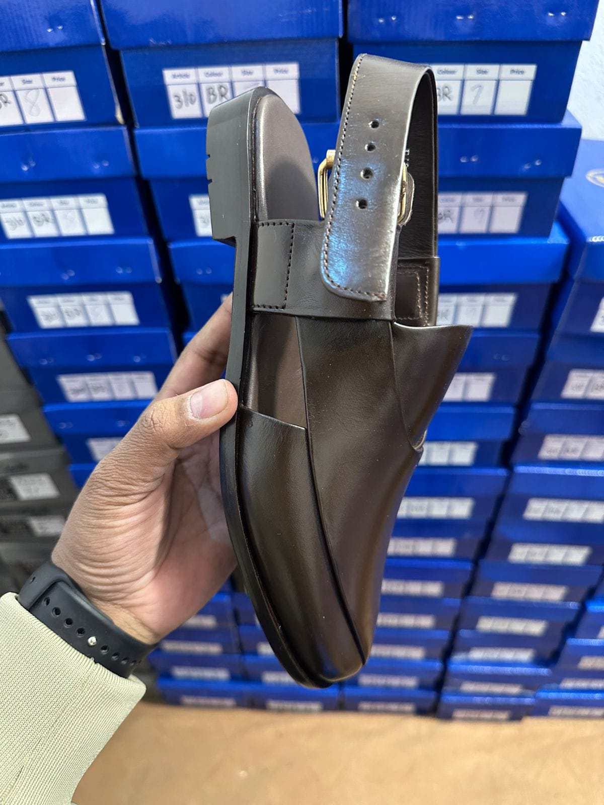 Men’s Sandals peshawari chappal upper aur SOL leather mein hai