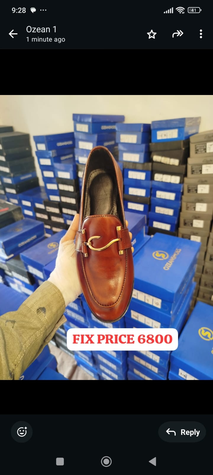 Men’s loafers shoes make original leather