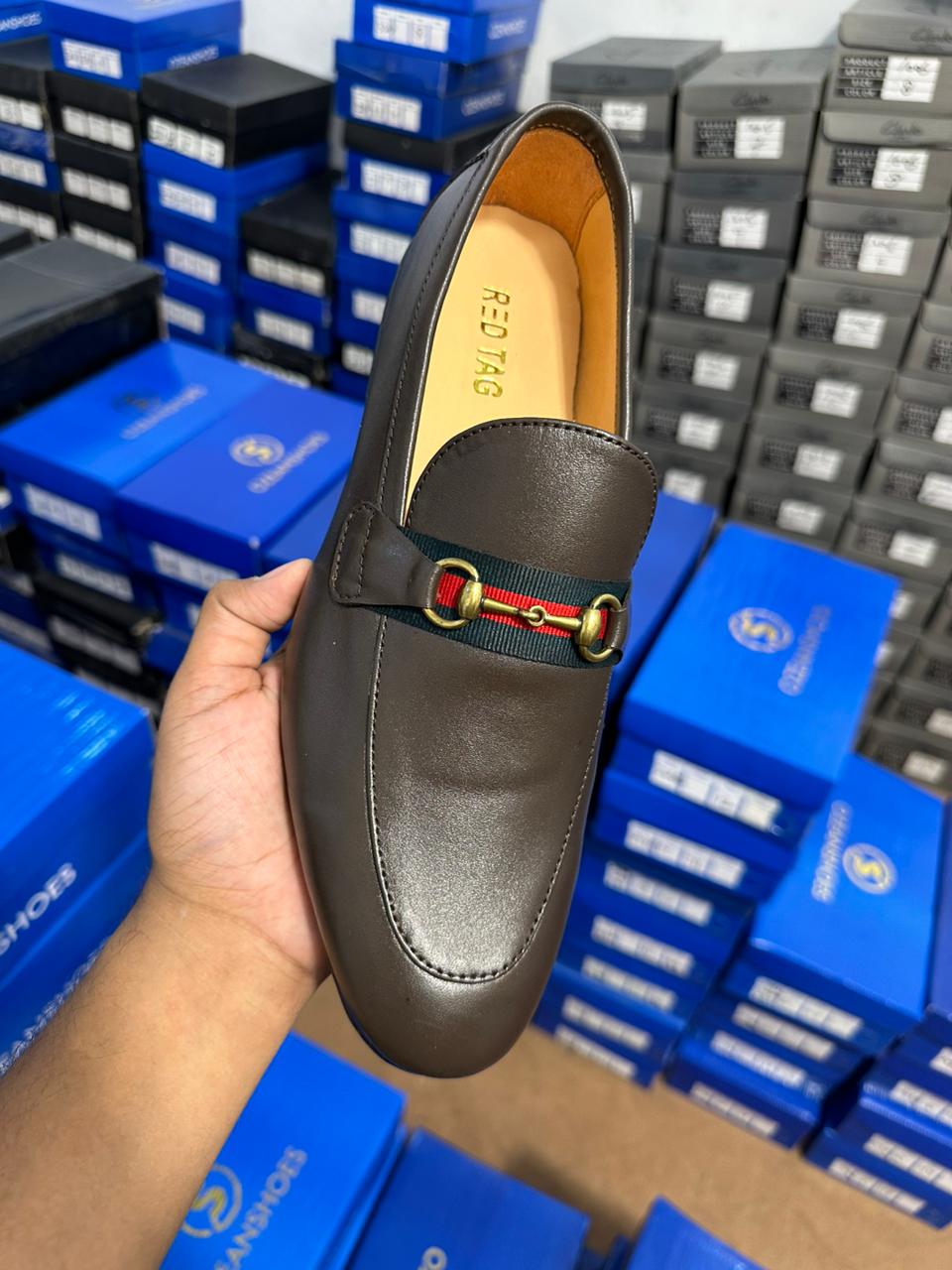 Men’s loafers shoes make original leather
