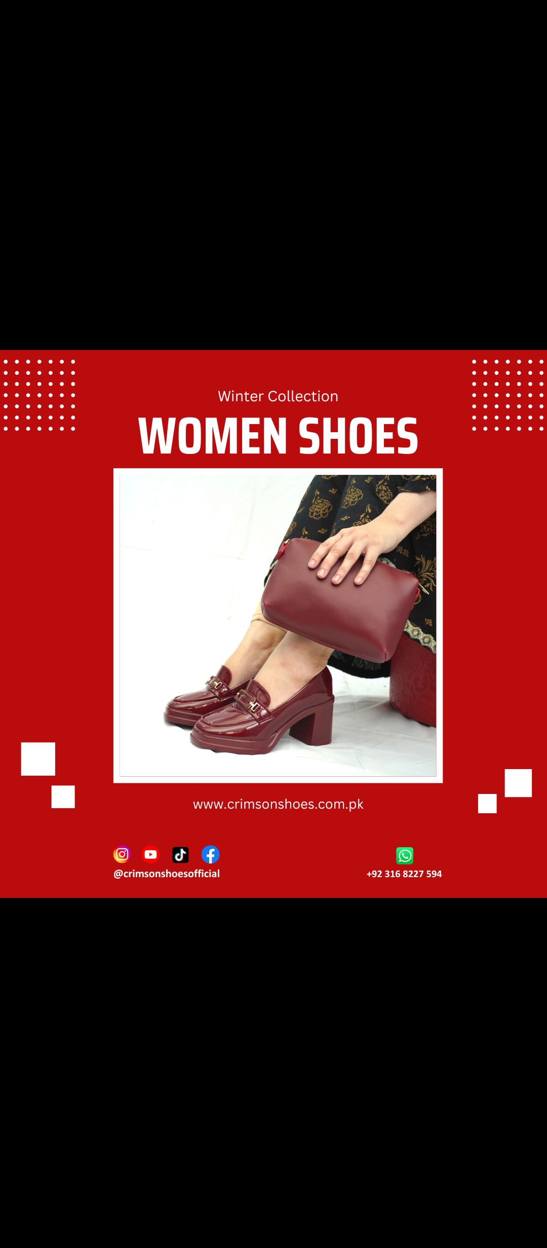 Women’s heel Pattern leather ladies shoes