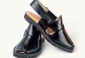 Men’s Sadar black chappal