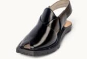 Men’s Sadar black chappal