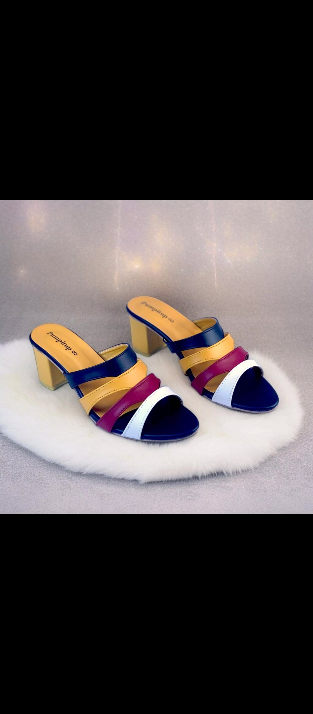 Women’s Multi Rip block heel sandals