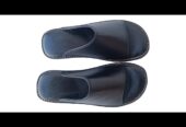 Men’s slippers tire sole BJ brown and blk