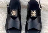 Men’s Sandal upper leather sole rubbers