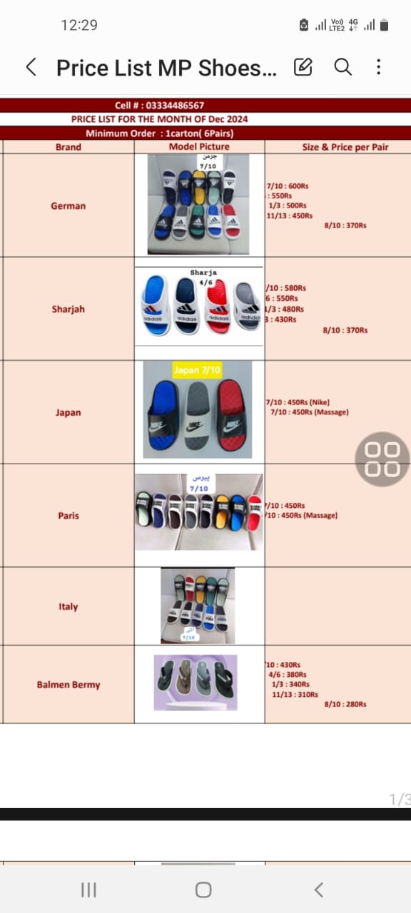 Men’s women’s slides slippers