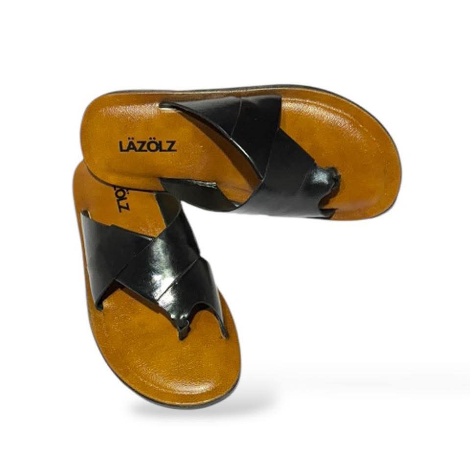 Men’s slippers leather made