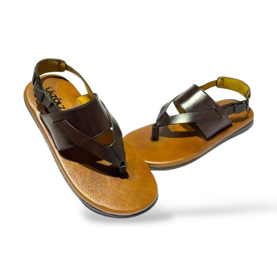 Men’s sandal leather make