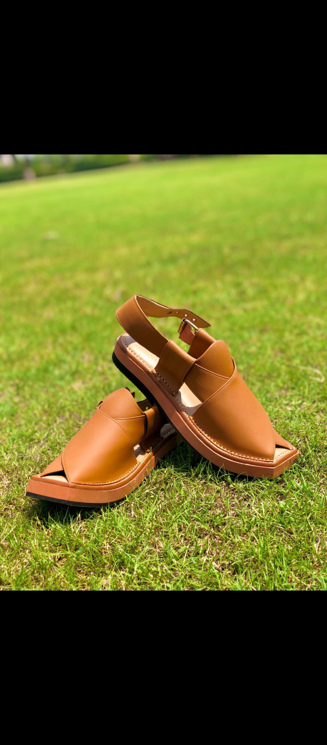 Mens Kaptan sole peshawari chappal Leather and easy to wears