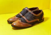 mens Oxford two-tone brogues
