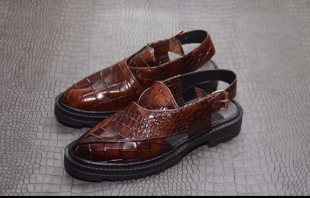 mens sandals slippers Ruff Buff brown/Black