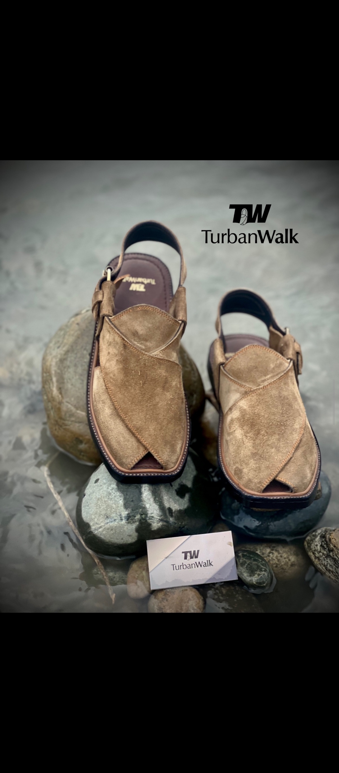 mens Peshawari chappal medicated sole suede leather