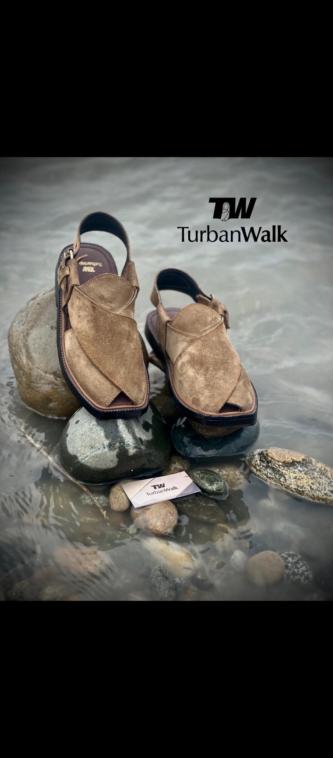 mens Peshawari chappal medicated sole suede leather