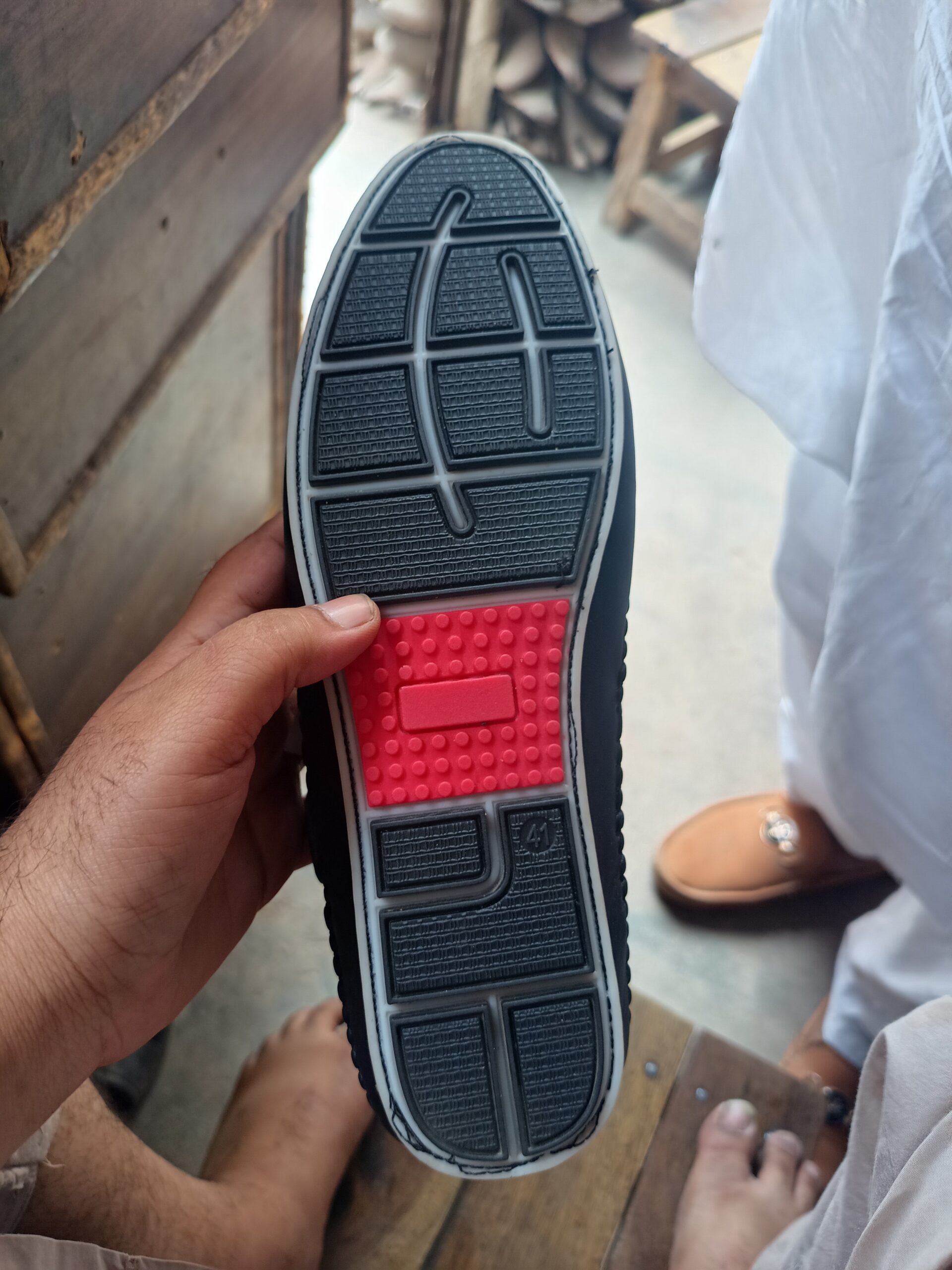 Loafer one piece jelly sole