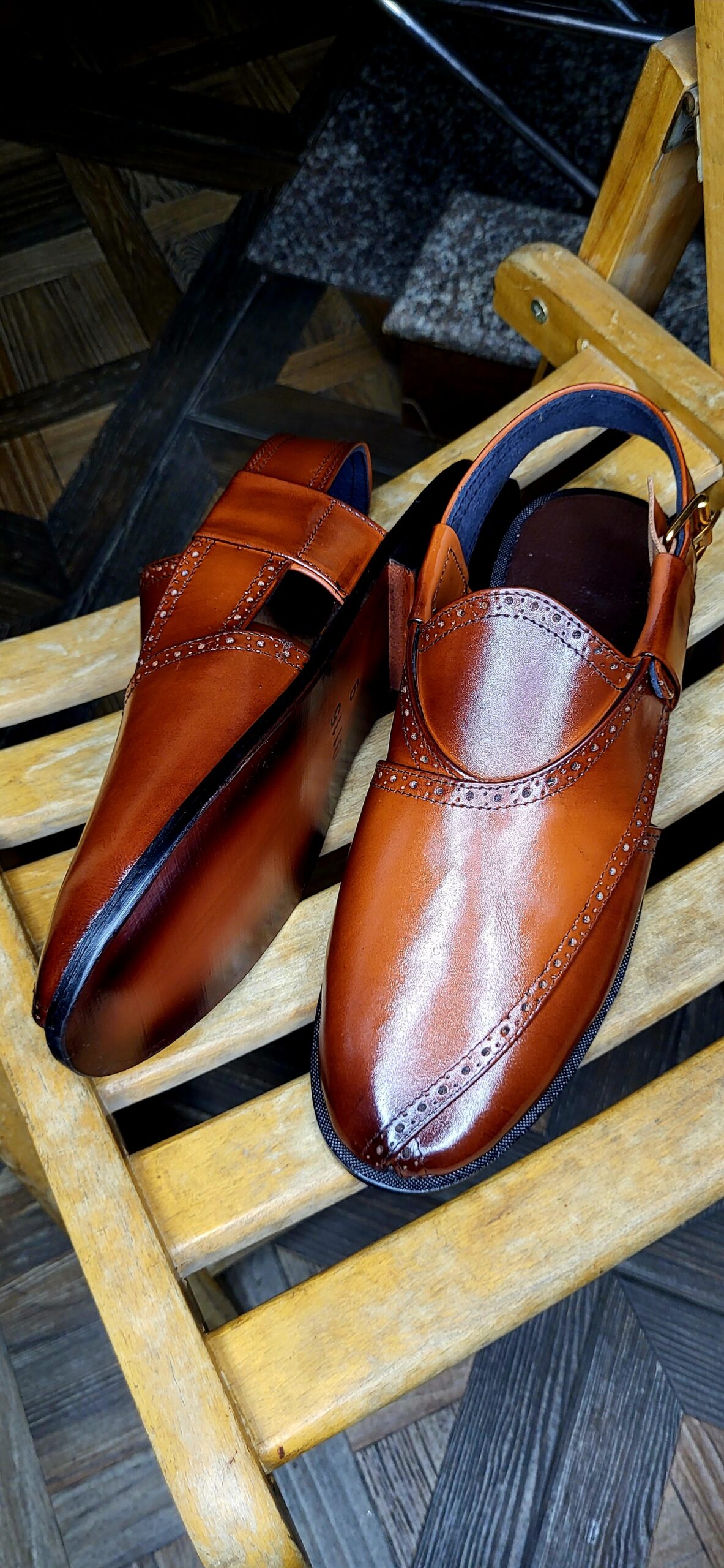 Handmade leather pashawri chappal men’s