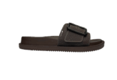 Men’s Black Buckle Slide Slippers