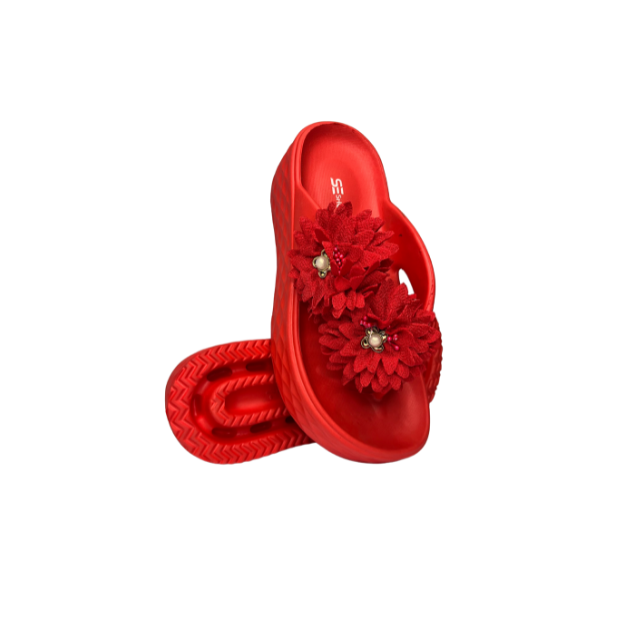 Red Women’s Casual Slippers