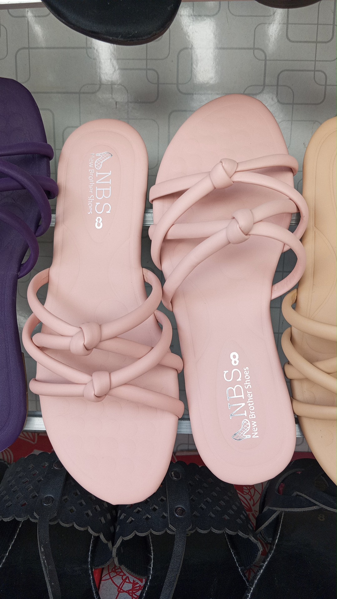 Women slippers and kurta are available