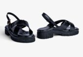 womens sandals Onyx black