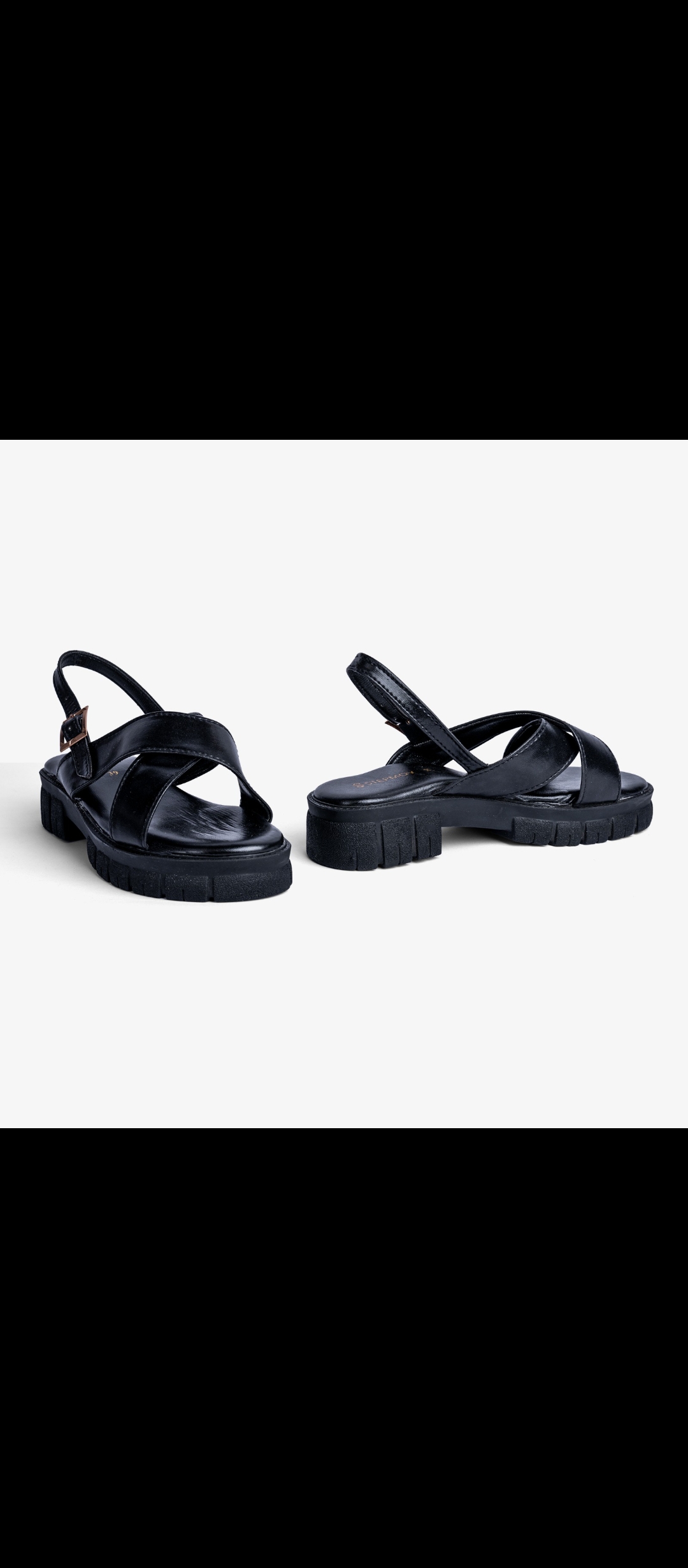 womens sandals Onyx black