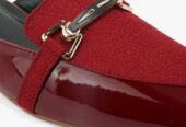 womens Loafers Maroon casual