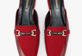 womens Loafers Maroon casual