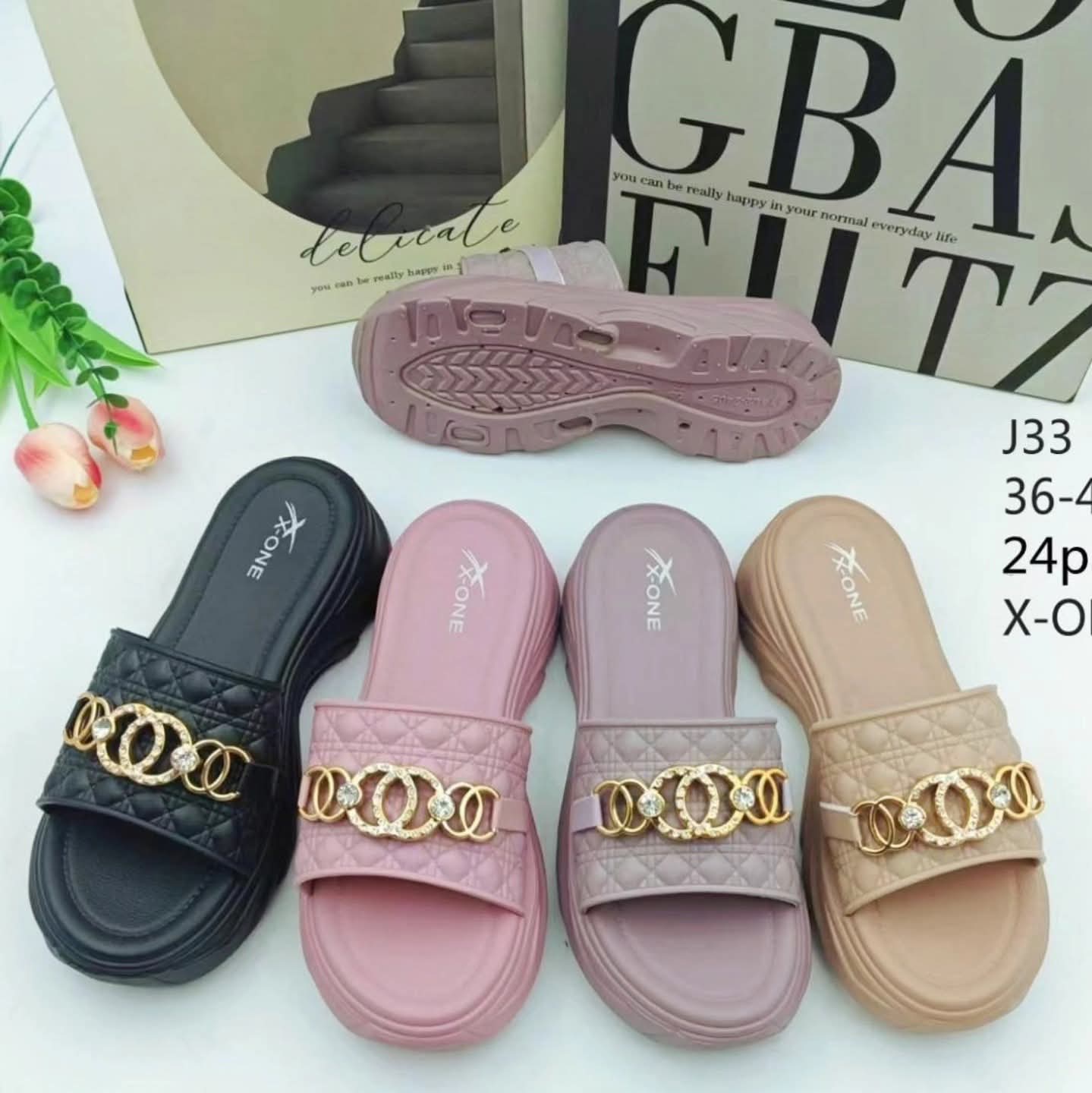 Imported Medicated Women’s Summer Slippers